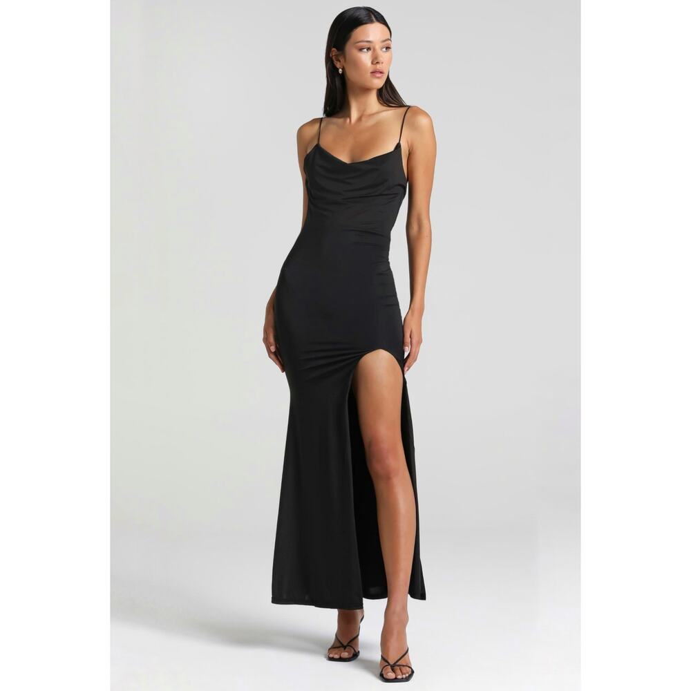 NEW Showpo. Tastefull dress black 12